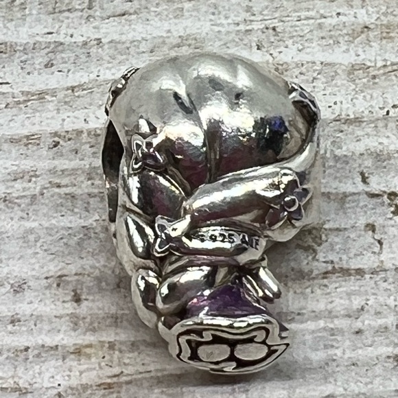 PANDORA Authentic Snake & Bangle BRACELETS Plus 5 RETIRED PANDORA CHARMS Disney - Picture 12 of 14